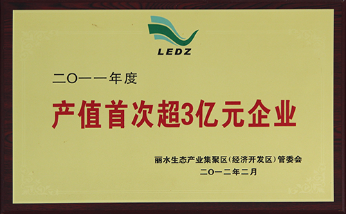 2012產值超3億企業(yè)