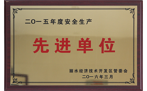 2015安全生產(chǎn)先進單位
